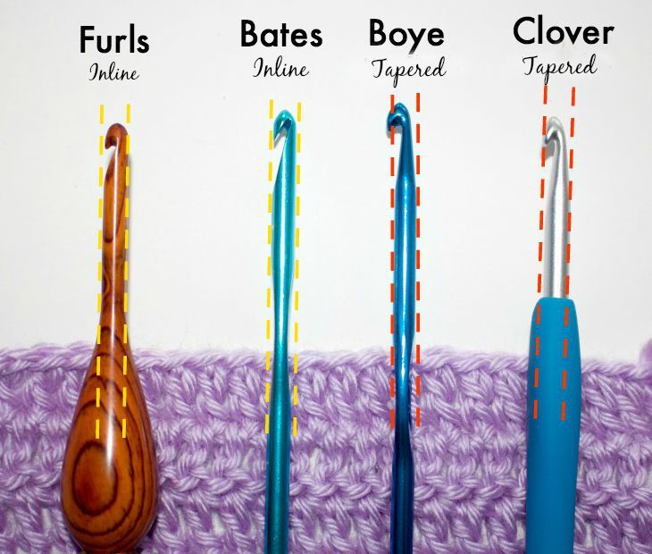 Inline VS Tapered Crochet Hooks: Which One to Choose? -  OkieGirlBling'n'Things